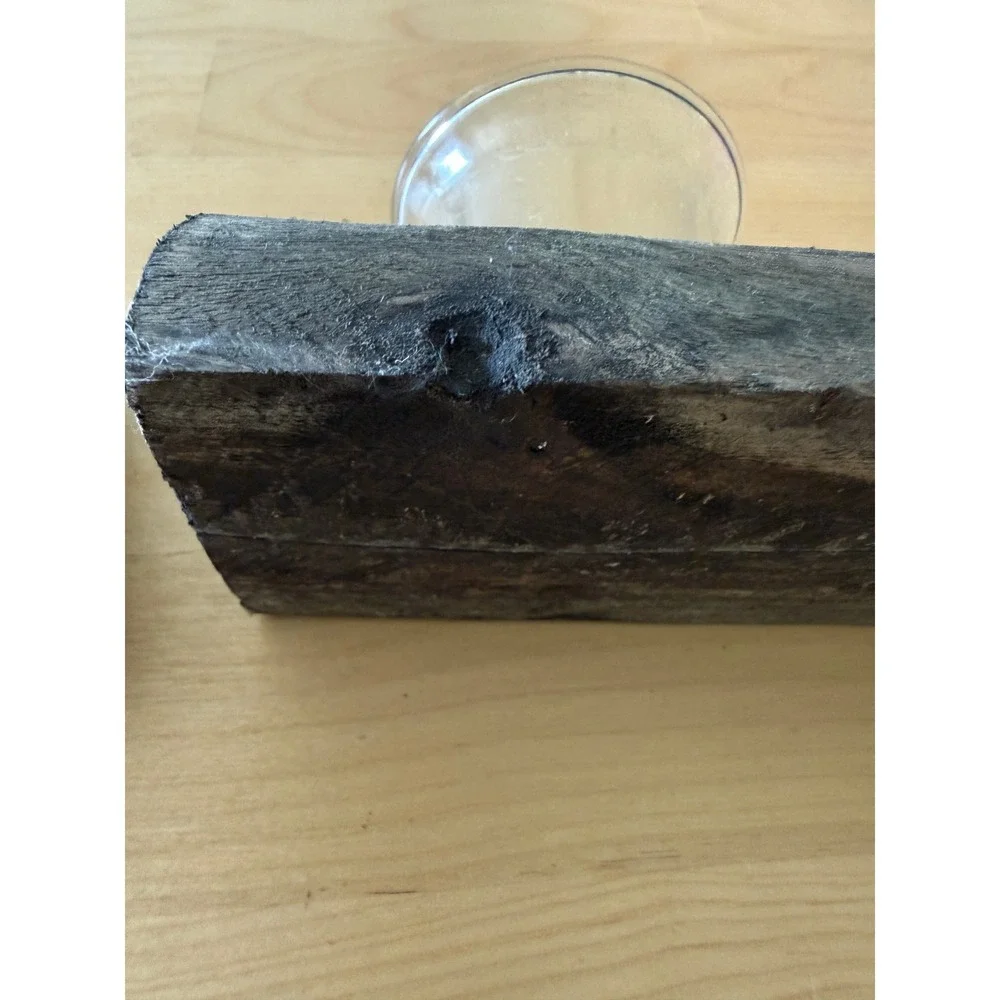 Rustic Reclaimed‎ Wood Triple Tealight Candle Holders Set of 2 Farmhouse Decor